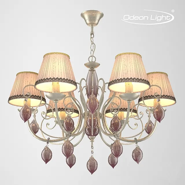 Chandelier ODEON LIGHT 3925_6 PERSIA 3D Model Chandelier ODEON LIGHT 3925_6 PERSIA 3D Model