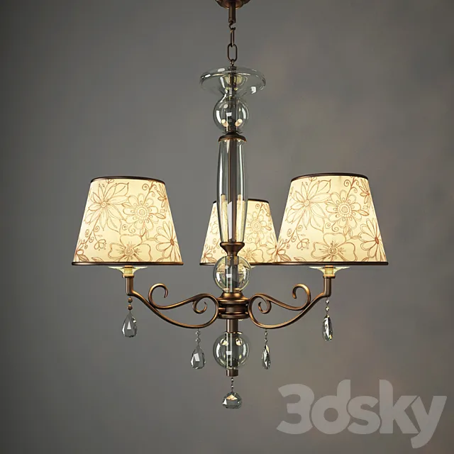 Chandelier Odeon Light LIKA 2275_3 3DModel Chandelier Odeon Light LIKA 2275_3 3DModel