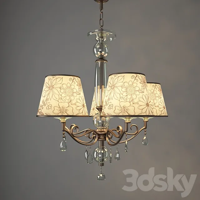 Chandelier Odeon Light LIKA 2275_5 3DModel Chandelier Odeon Light LIKA 2275_5 3DModel