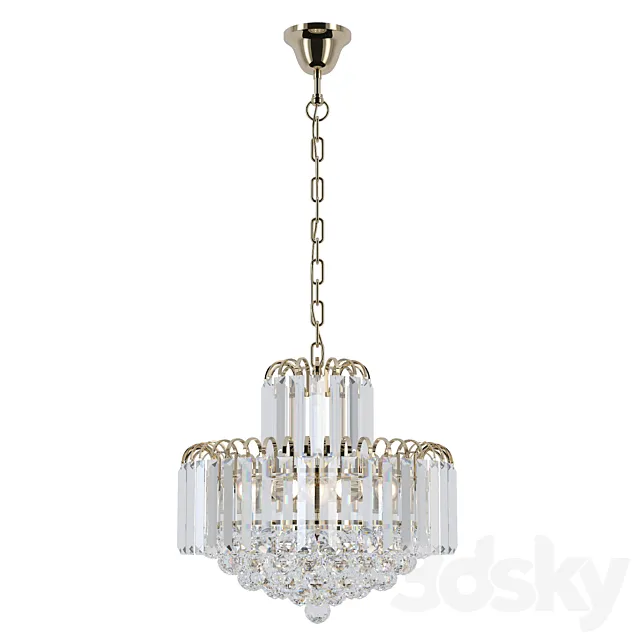 Chandelier Ovada E 1.5.40.100 G 3D Model Chandelier Ovada E 1.5.40.100 G 3D Model