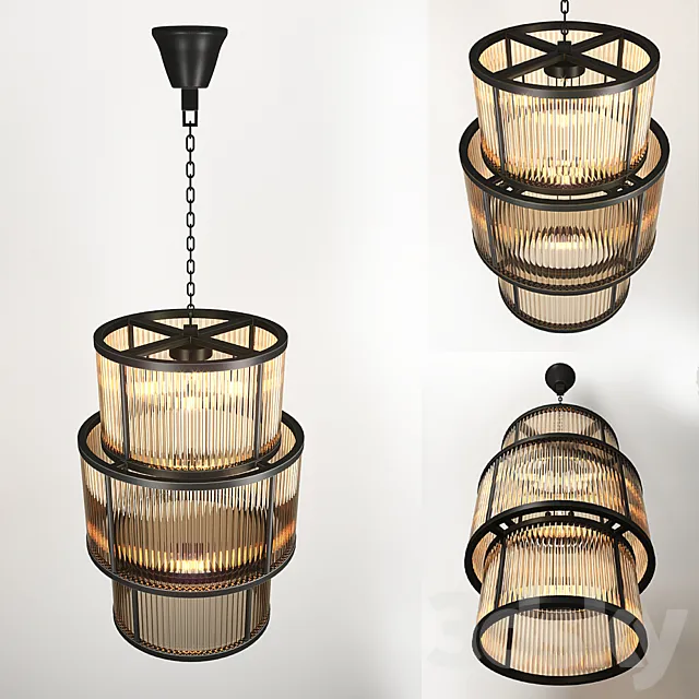 Chandelier palmera by Eichholtz 3D Model