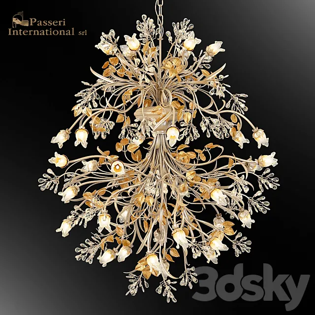 Chandelier Passeri L 3D Model Chandelier Passeri L 3D Model