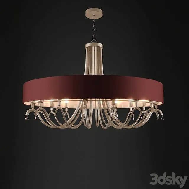 Chandelier PatriciaGarganti Stravagante 3D Model Chandelier PatriciaGarganti Stravagante 3D Model