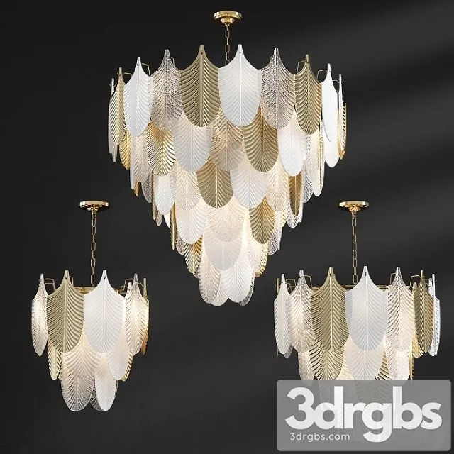 Chandelier Pendant Abelia Chandelier Loft 3D Model Download