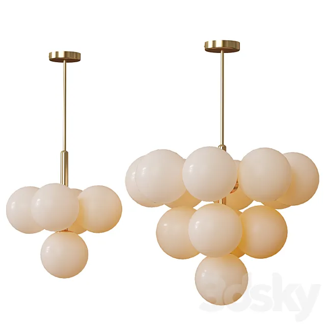 Chandelier POLARIS Lampatron 3D Model Chandelier POLARIS Lampatron 3D Model