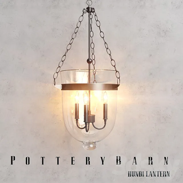 Chandelier POTTERY BARN HUNDI LANTERN 3DModel Chandelier POTTERY BARN HUNDI LANTERN 3DModel