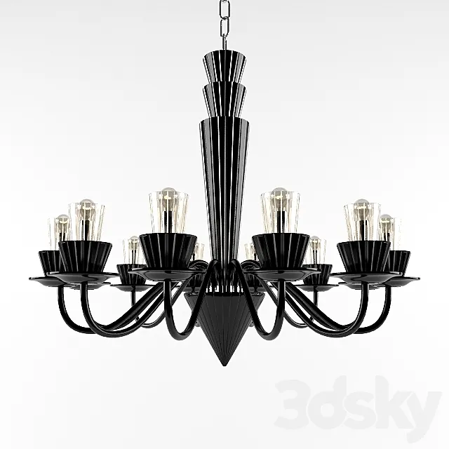 Chandelier Preciosa HUMPRECHT 3DModel Chandelier Preciosa HUMPRECHT 3DModel