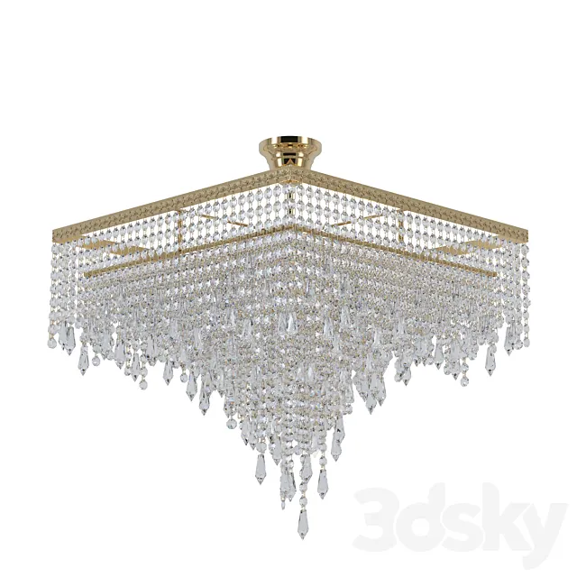 Chandelier Prima E 1.3.50X50.600 G 3D Model