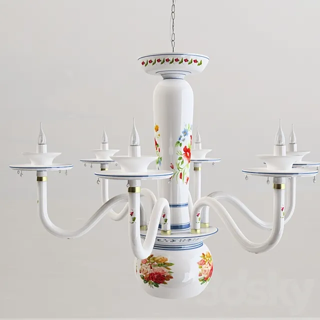 Chandelier Provence 3D Model Chandelier Provence 3D Model