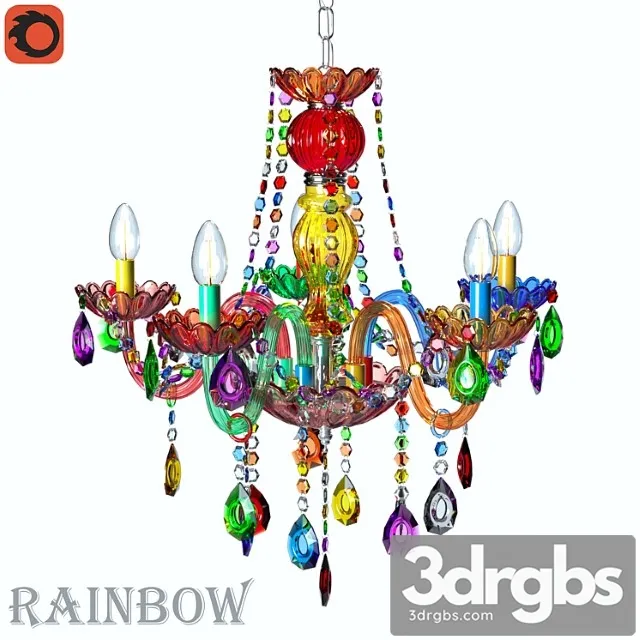 Chandelier rainbow Chandelier rainbow