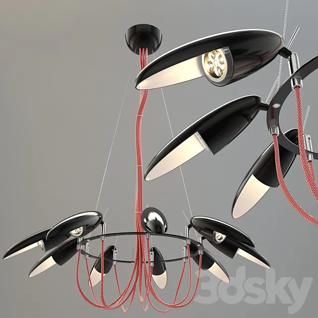 CHANDELIER REGENBOGEN Cottbus 492012309 3D Model CHANDELIER REGENBOGEN Cottbus 492012309 3D Model