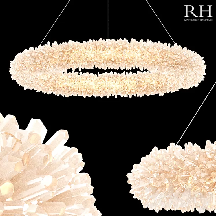 “Chandelier Restoration Hardware Geode Quartz Crystal Chandelier 40 “”” 3D Model “Chandelier Restoration Hardware Geode Quartz Crystal Chandelier 40 “”” 3D Model