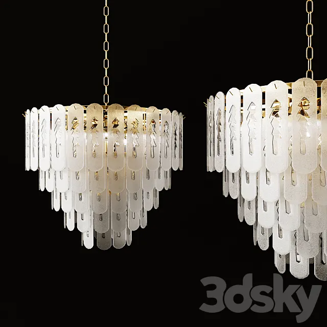 Chandelier riiveria 3D Model