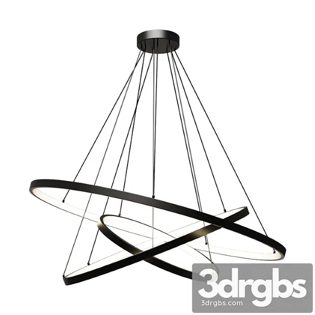 Chandelier rings blue time lamp Chandelier rings blue time lamp