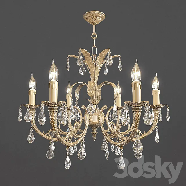Chandelier Riperlamp Palmera 3DModel