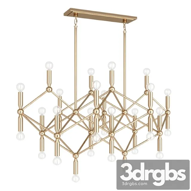 Chandelier robert abbey z399 3D Model Download