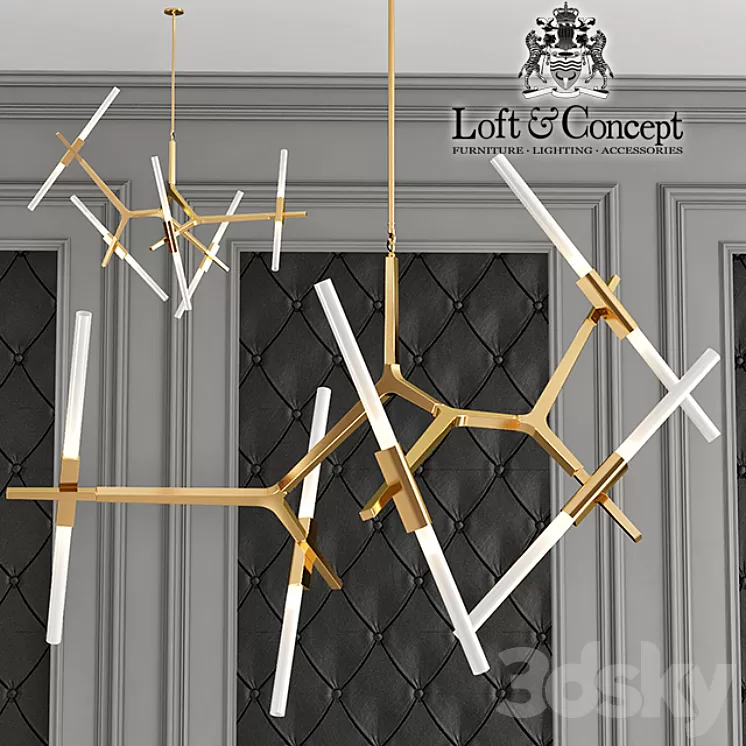 Chandelier Roll and Hill Agnes Chandelier 10 3D Model Chandelier Roll and Hill Agnes Chandelier 10 3D Model