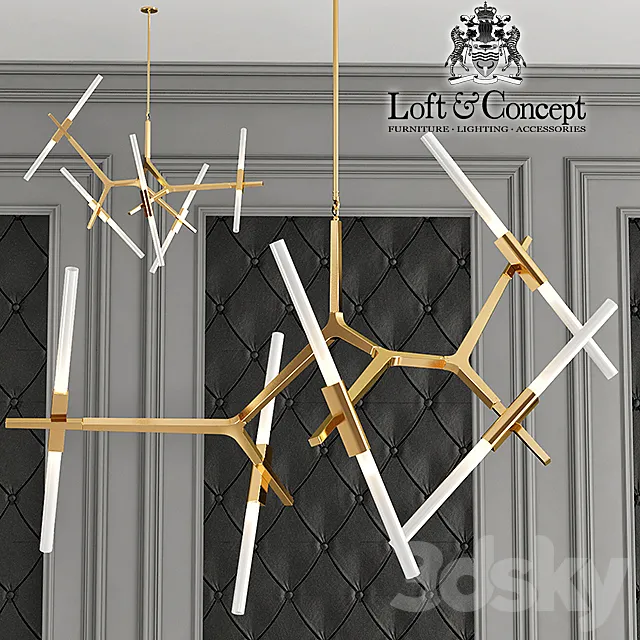 Chandelier Roll and Hill Agnes Chandelier 10 3DModel Chandelier Roll and Hill Agnes Chandelier 10 3DModel