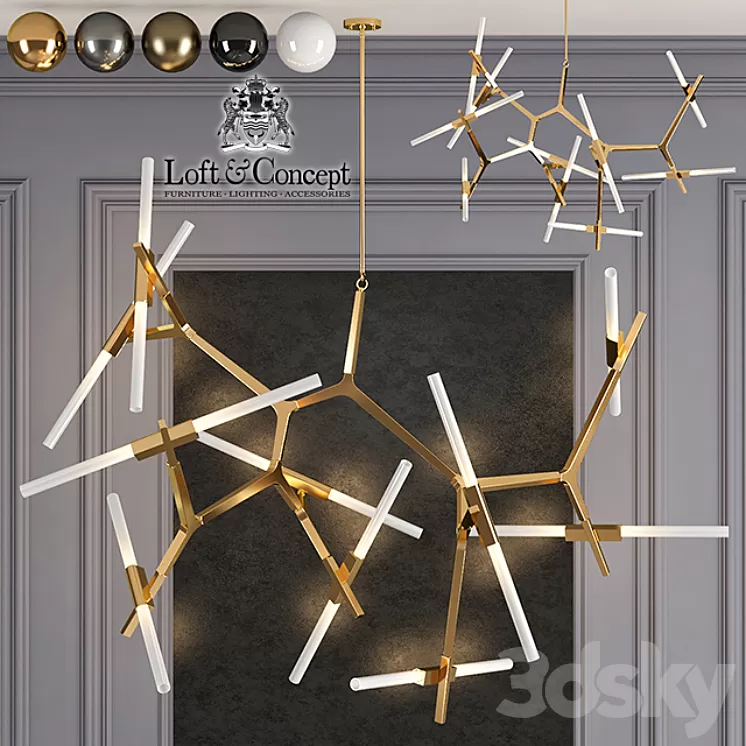 Chandelier Roll and Hill Agnes Chandelier 20 3D Model Chandelier Roll and Hill Agnes Chandelier 20 3D Model