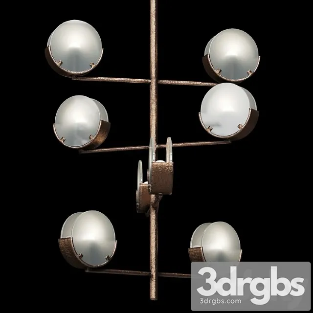 Chandelier rooma lamp 02 3D Model Download