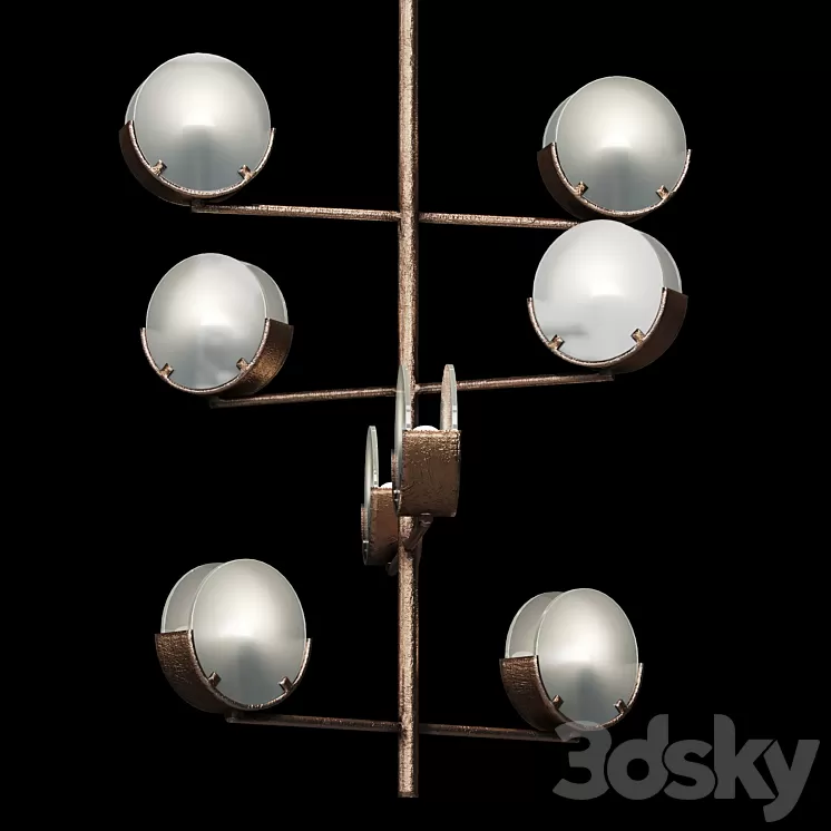 Chandelier Rooma lamp 02 3D Model