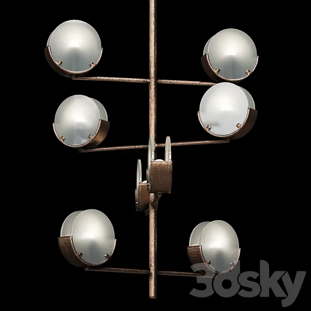 Chandelier Rooma lamp 02 3DModel Chandelier Rooma lamp 02 3DModel