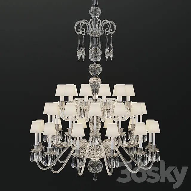 chandelier saint louis to provasi 3D Model