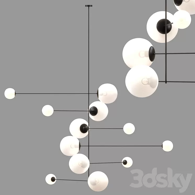 Chandelier Saskia by Romatti 3D Model Chandelier Saskia by Romatti 3D Model