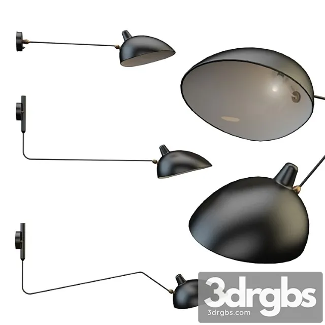 Chandelier serge sconce 3D Model Download Chandelier serge sconce 3D Model Download