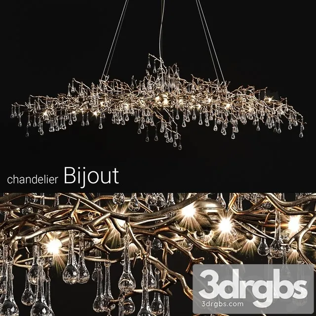 Chandelier Serip Bijout Big 3D Model Download