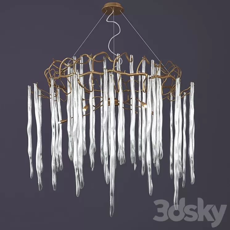 Chandelier Serip Noveltys CT 3298\/13 Clear Glasses 3D Model Chandelier Serip Noveltys CT 3298\/13 Clear Glasses 3D Model