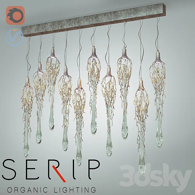 Chandelier Serip Schematics CT3333_10 3D Model Chandelier Serip Schematics CT3333_10 3D Model