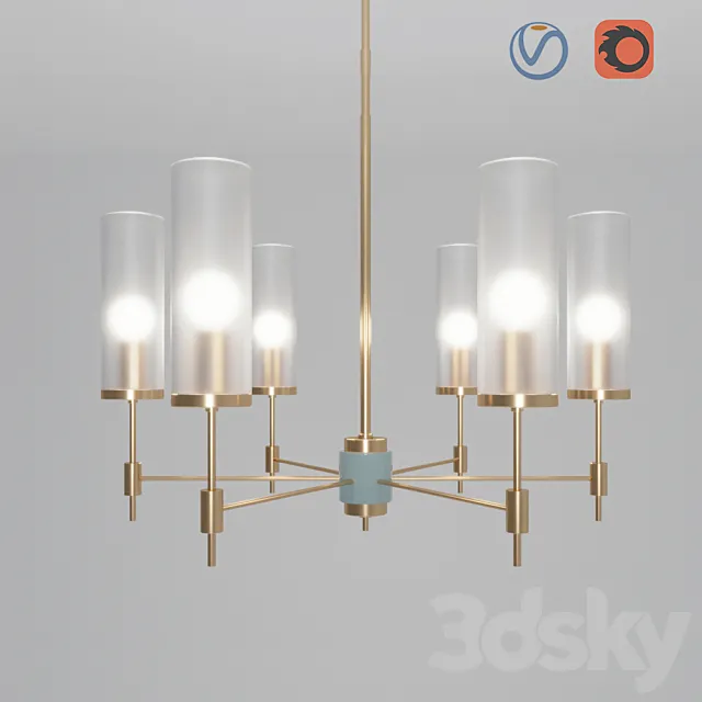 Chandelier SL015 Any Home 3D Model