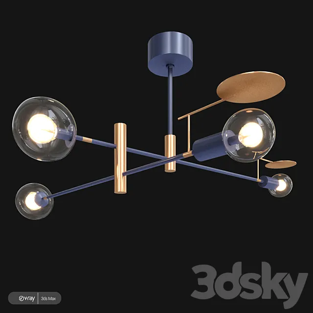 Chandelier SOUM by Romatti 3DModel Chandelier SOUM by Romatti 3DModel