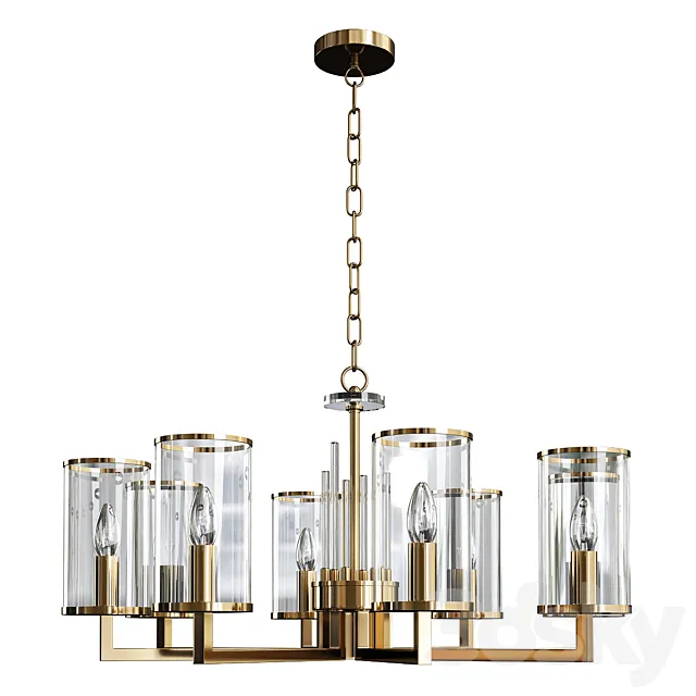 Chandelier stilfort vase 3D Model