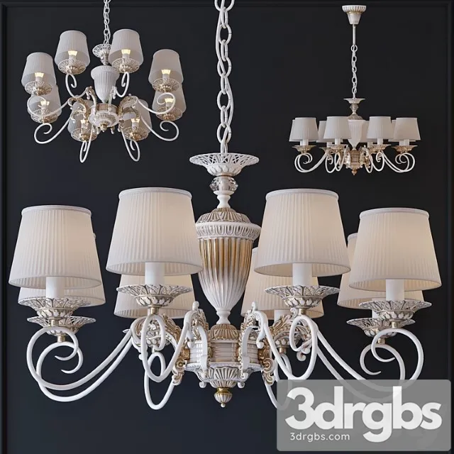 Chandelier suspended mw-light ariadna 450014208 3D Model Download