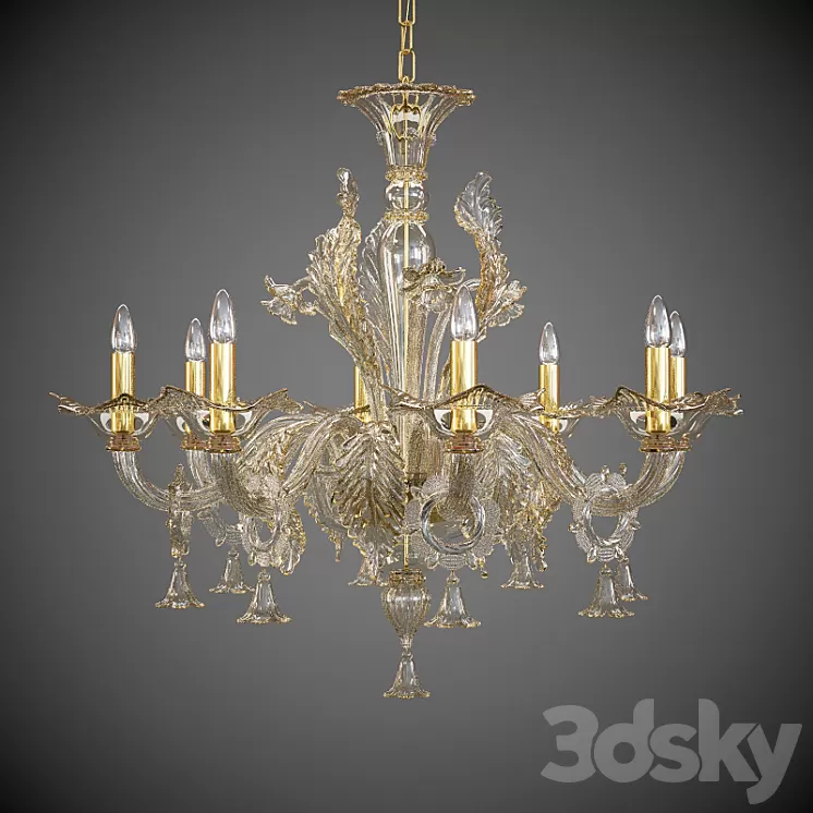 Chandelier Sylcom 3D Model Chandelier Sylcom 3D Model
