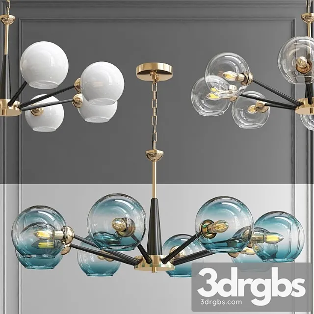 Chandelier thalia chandelier blue glass Chandelier thalia chandelier blue glass