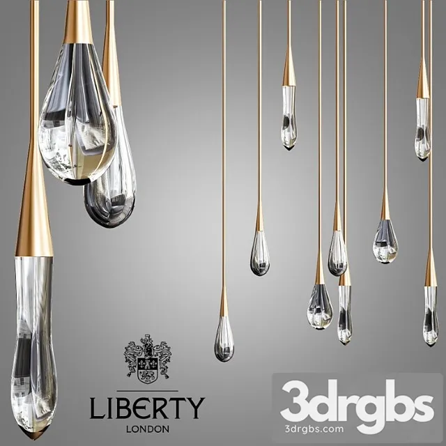 Chandelier the pour par design haus liberty 3D Model Download