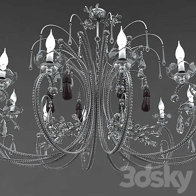Chandelier Tredici 3DModel Chandelier Tredici 3DModel