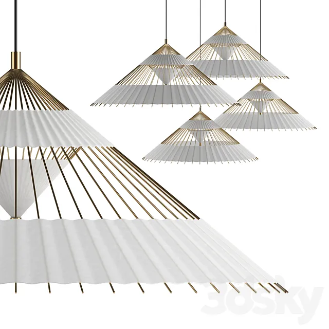Chandelier umbrella 3DModel Chandelier umbrella 3DModel