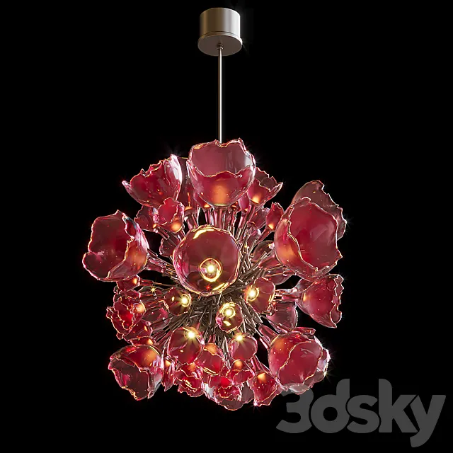 Chandelier Vargov Design – Poppy 3D Model