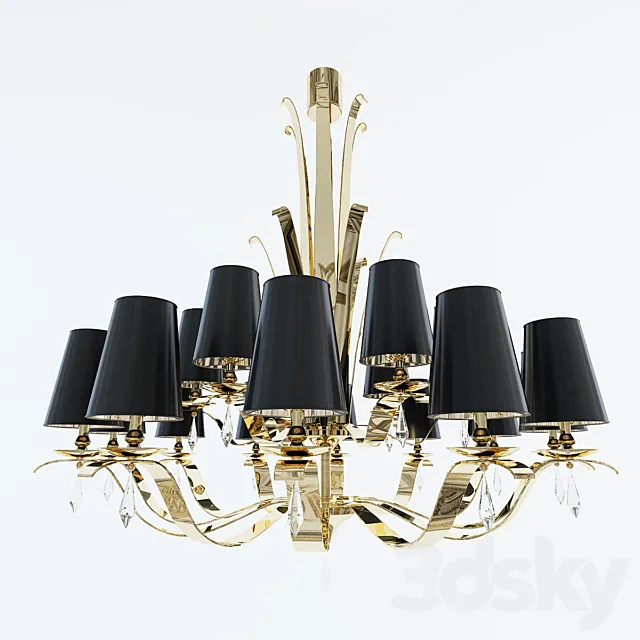 Chandelier Visionnaire BAKST 3D Model