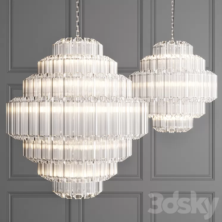 Chandelier vittoria 3D Model Chandelier vittoria 3D Model