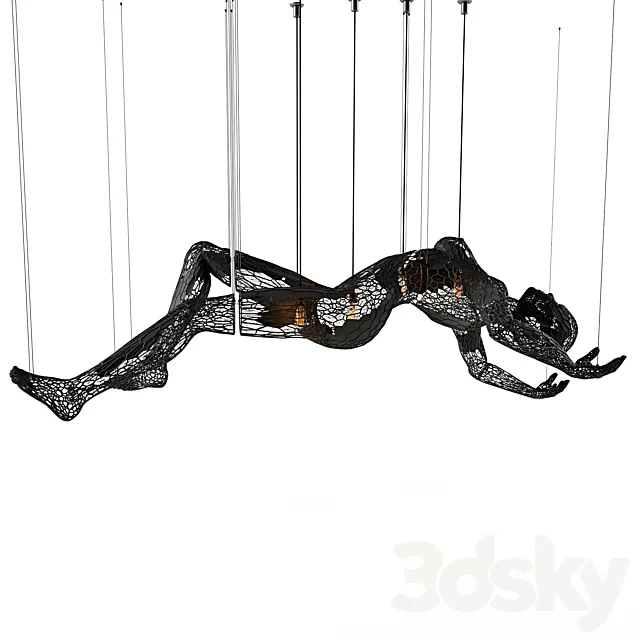 Chandelier “WOMAN” 3DModel Chandelier “WOMAN” 3DModel