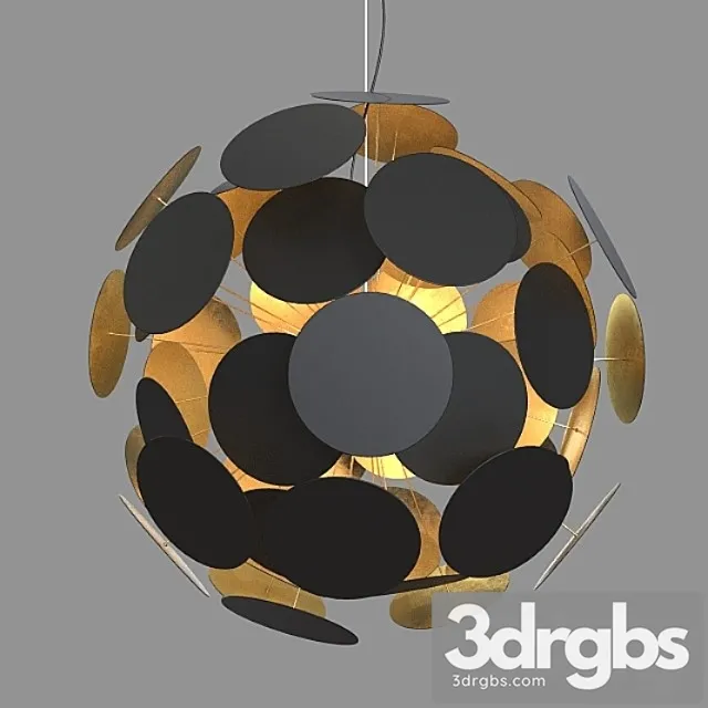 Chandelier zuma line dots. 3D Model Download