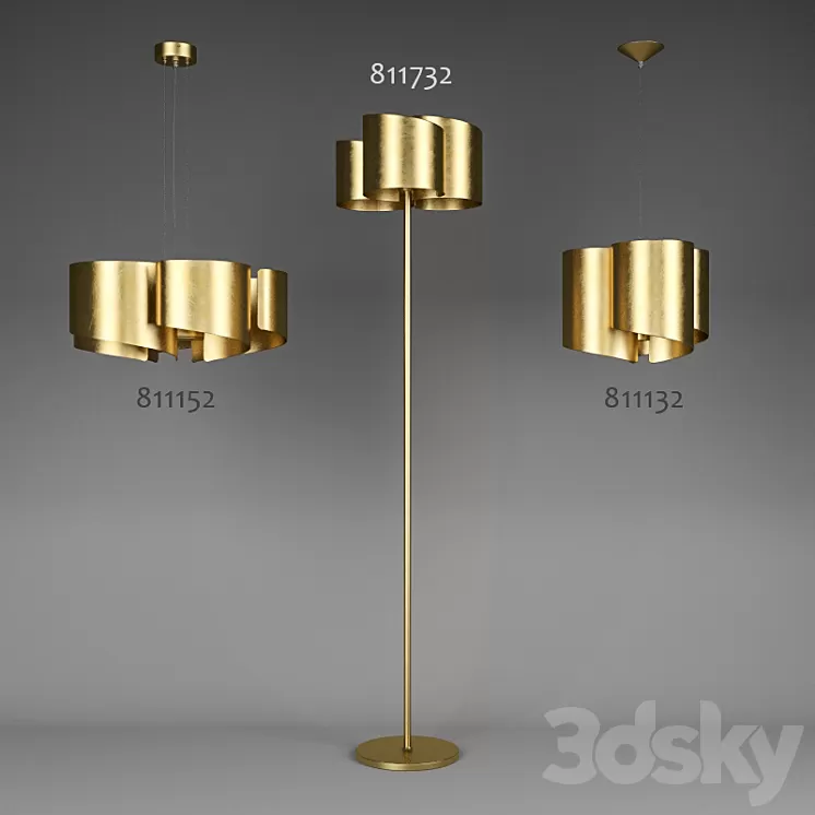 Chandeliers and lamp Pittore lightstar 3D Model