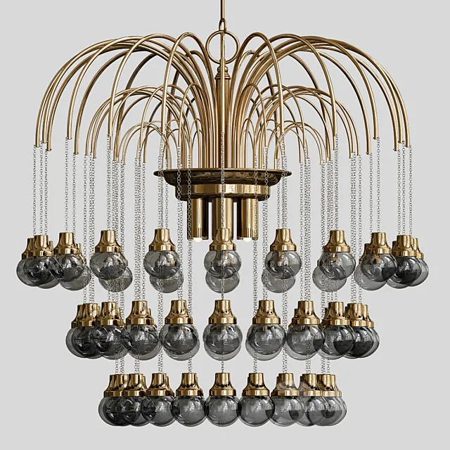Chandeliers by Paolo Venini 3DModel