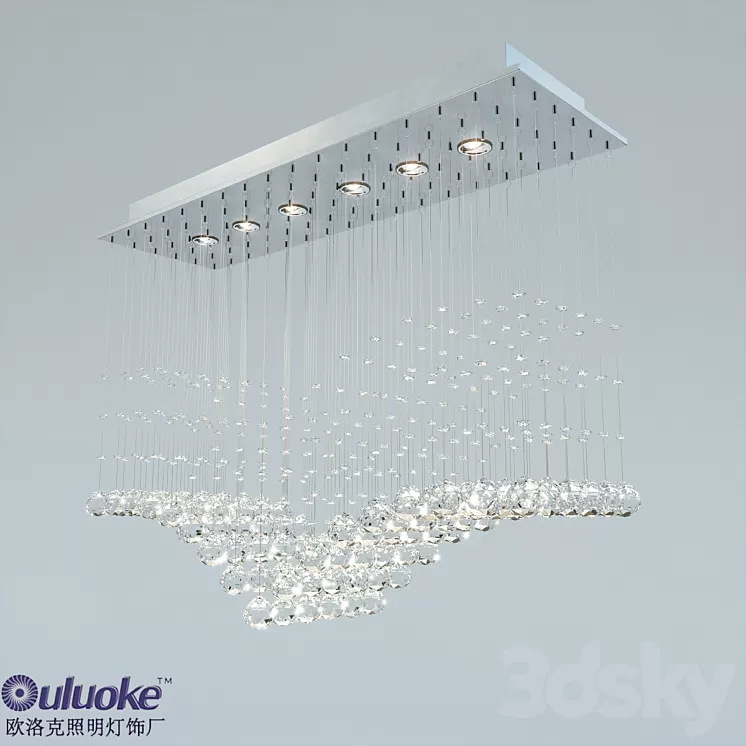 Chandeliers lamp 3D Model Chandeliers lamp 3D Model