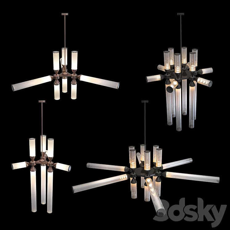 Chandeliers Roll & Hill collections Castle 3D Model Chandeliers Roll & Hill collections Castle 3D Model